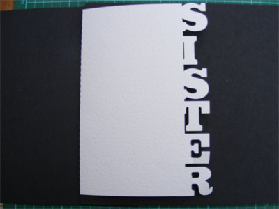 Cards For Sister. Craft Robo cut cards quot;Sisterquot;